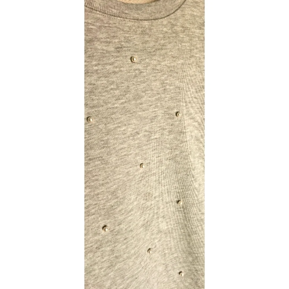Gap Girls Pearl Embellished Sweatshirt Dress
